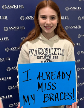 Happy Aszkler Orthodontics patient